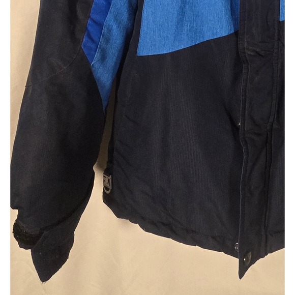 Zero Exposure Youth Ski Snowboard Jacket Blue‎ Black Hooded Winter Size 18/20 - Picture 5 of 14